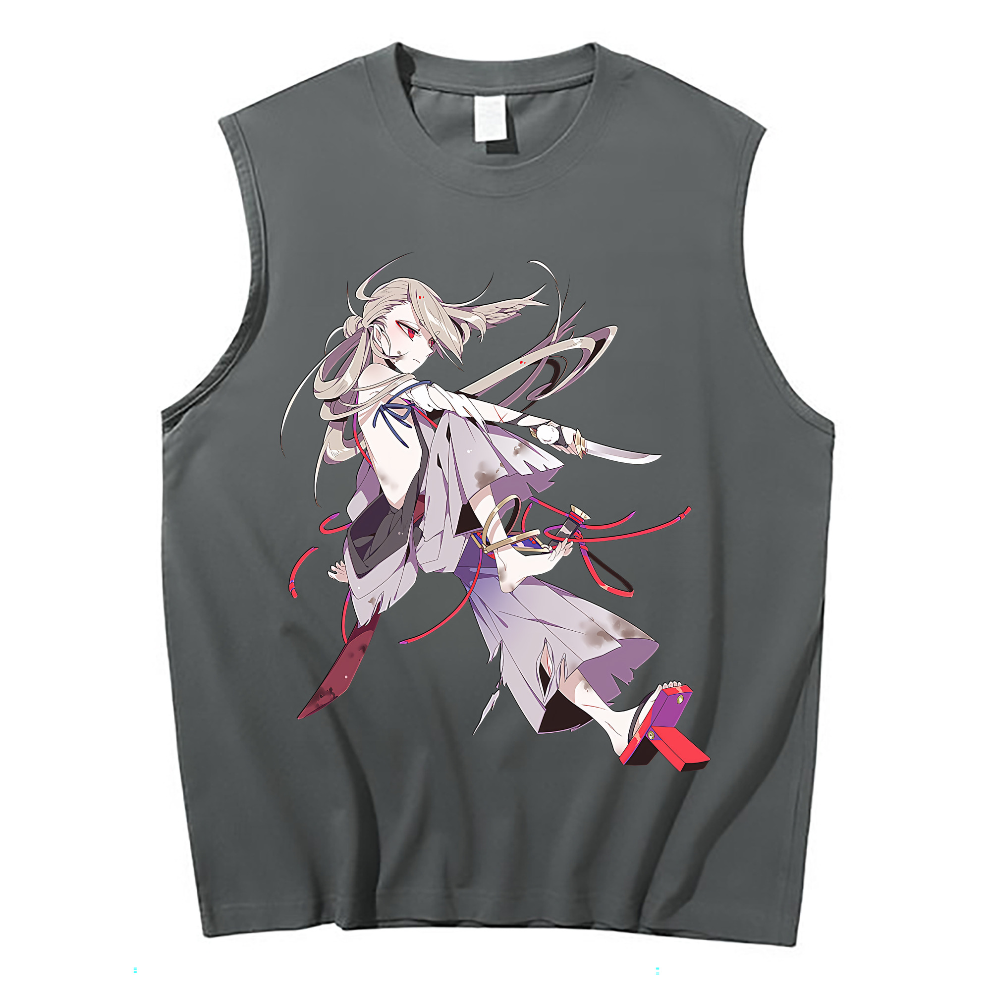 （画像用） 刀剣乱舞 Touken Ranbu コットン100％タンクトップ（フロントプリント）
